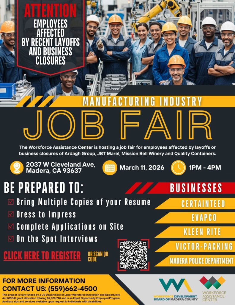 Manufacturing Industry Job Fair 3/11/26